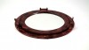 AL48610R - Aluminum 17" Rust Porthole Mirror